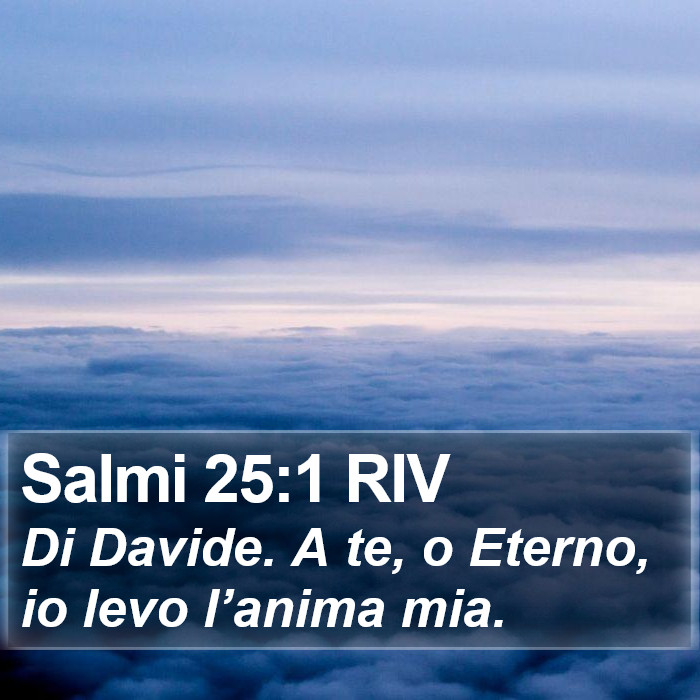 Salmi 25:1 RIV Bible Study