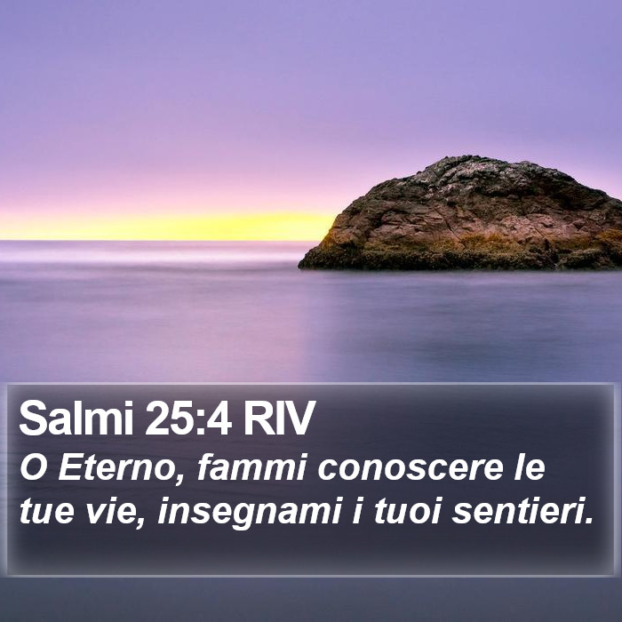 Salmi 25:4 RIV Bible Study