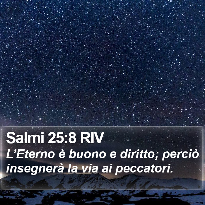 Salmi 25:8 RIV Bible Study