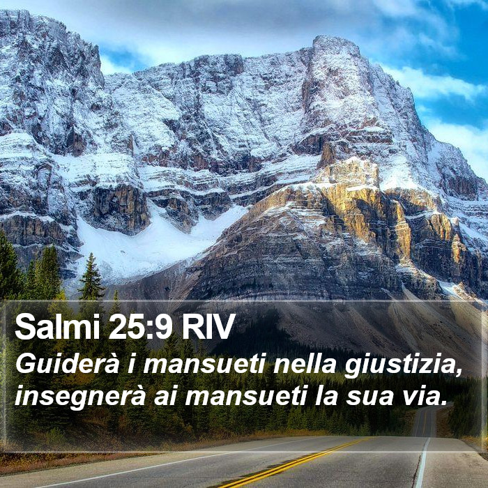 Salmi 25:9 RIV Bible Study