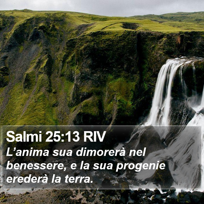 Salmi 25:13 RIV Bible Study