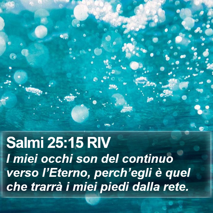 Salmi 25:15 RIV Bible Study