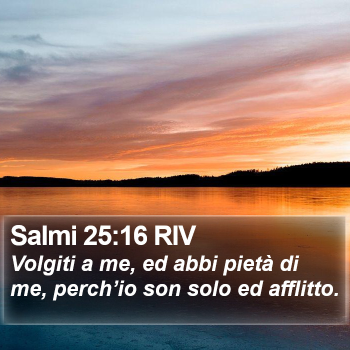 Salmi 25:16 RIV Bible Study