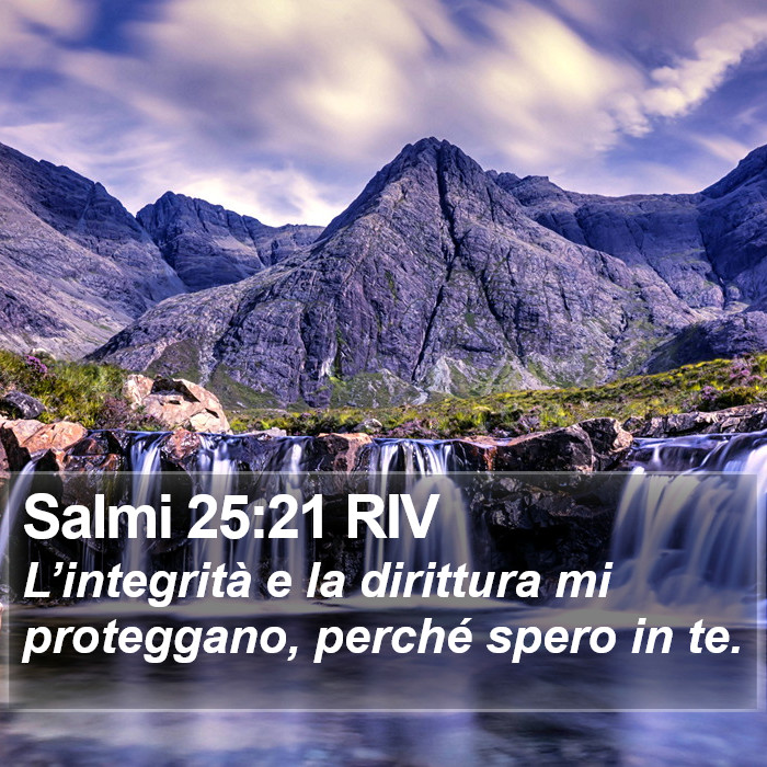 Salmi 25:21 RIV Bible Study