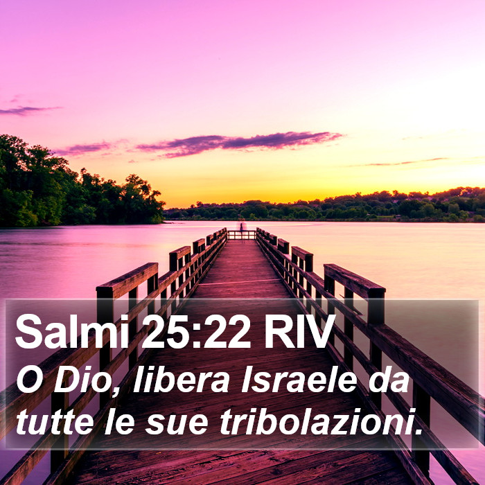 Salmi 25:22 RIV Bible Study