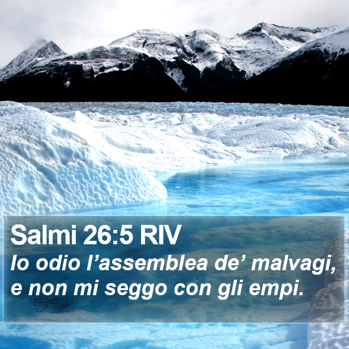 Salmi 26:5 RIV Bible Study