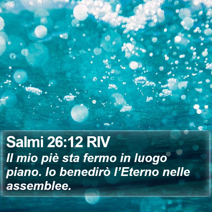 Salmi 26:12 RIV Bible Study