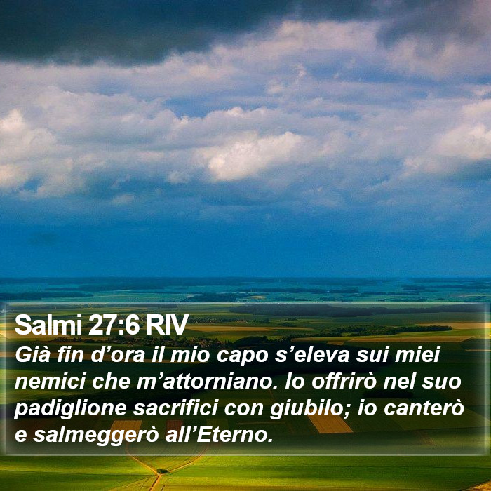 Salmi 27:6 RIV Bible Study