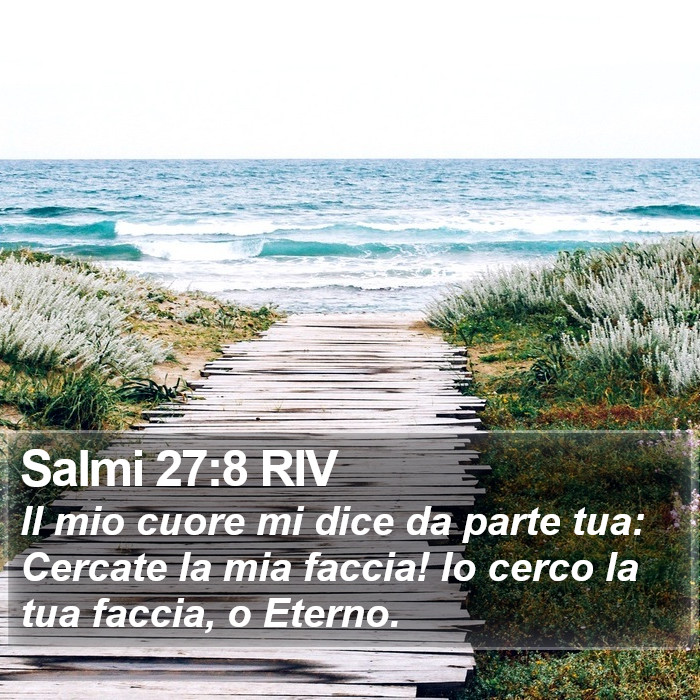 Salmi 27:8 RIV Bible Study