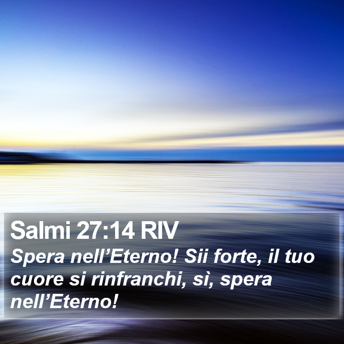 Salmi 27:14 RIV Bible Study