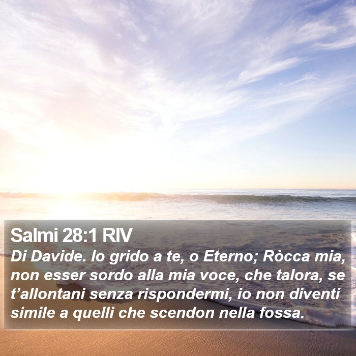 Salmi 28:1 RIV Bible Study