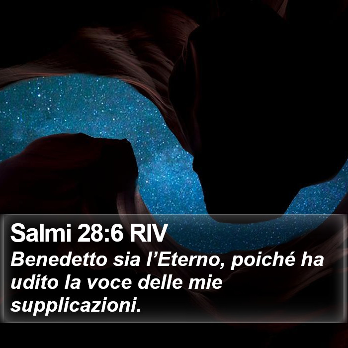 Salmi 28:6 RIV Bible Study