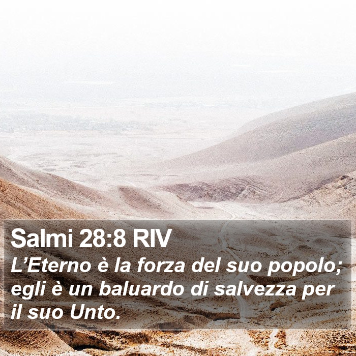 Salmi 28:8 RIV Bible Study