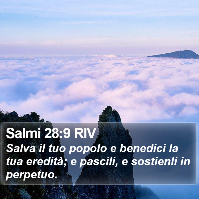 Salmi 28:9 RIV Bible Study