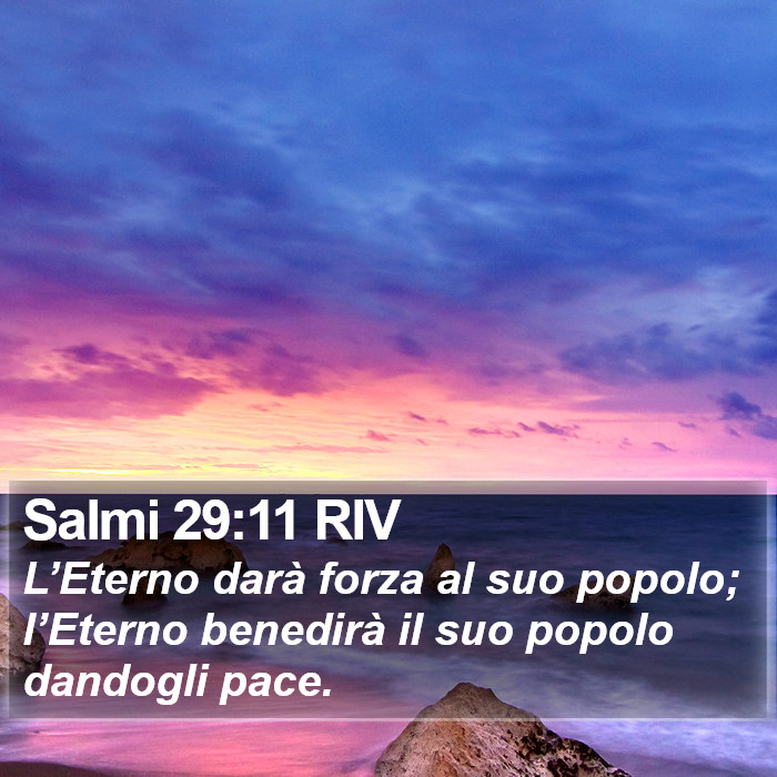Salmi 29:11 RIV Bible Study