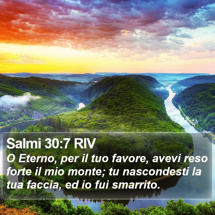Salmi 30:7 RIV Bible Study