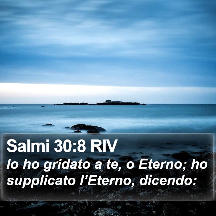 Salmi 30:8 RIV Bible Study