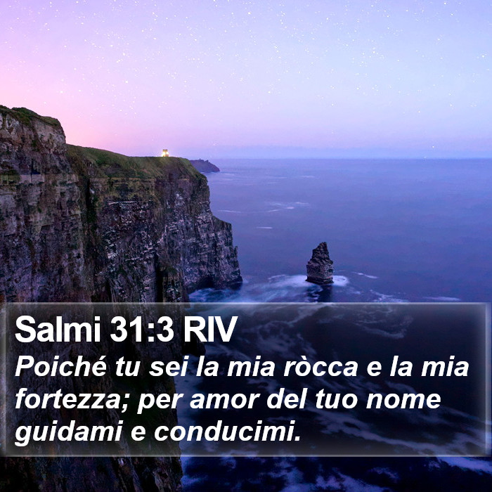 Salmi 31:3 RIV Bible Study