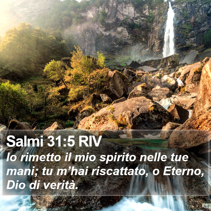 Salmi 31:5 RIV Bible Study