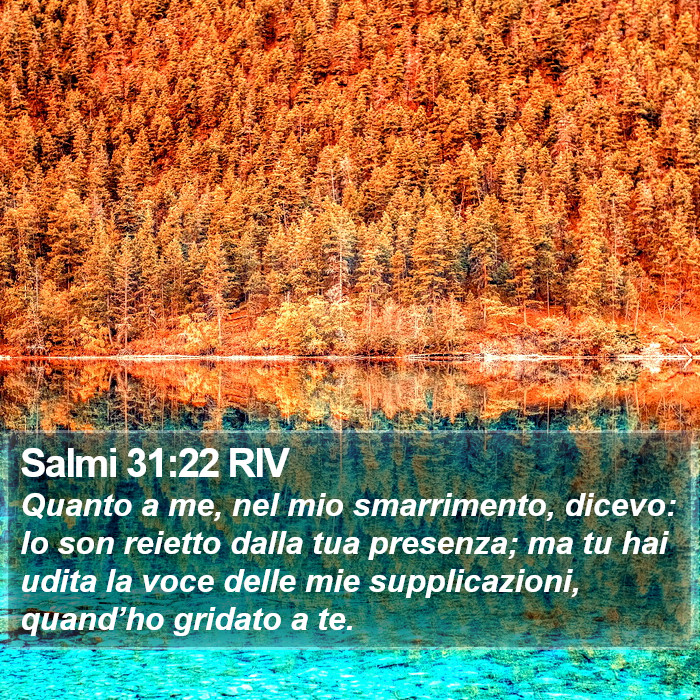 Salmi 31:22 RIV Bible Study