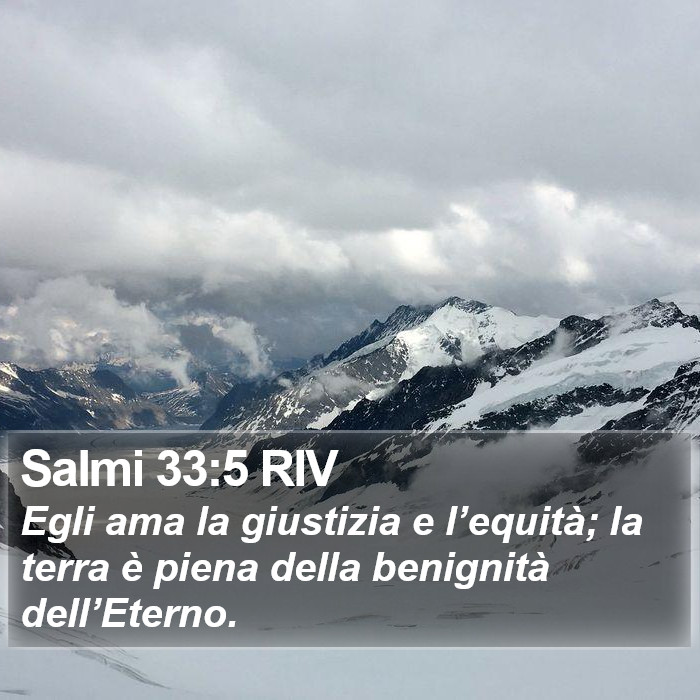 Salmi 33:5 RIV Bible Study