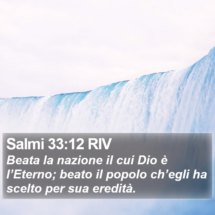 Salmi 33:12 RIV Bible Study