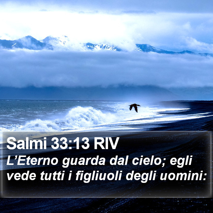 Salmi 33:13 RIV Bible Study