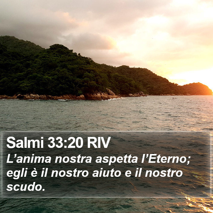 Salmi 33:20 RIV Bible Study