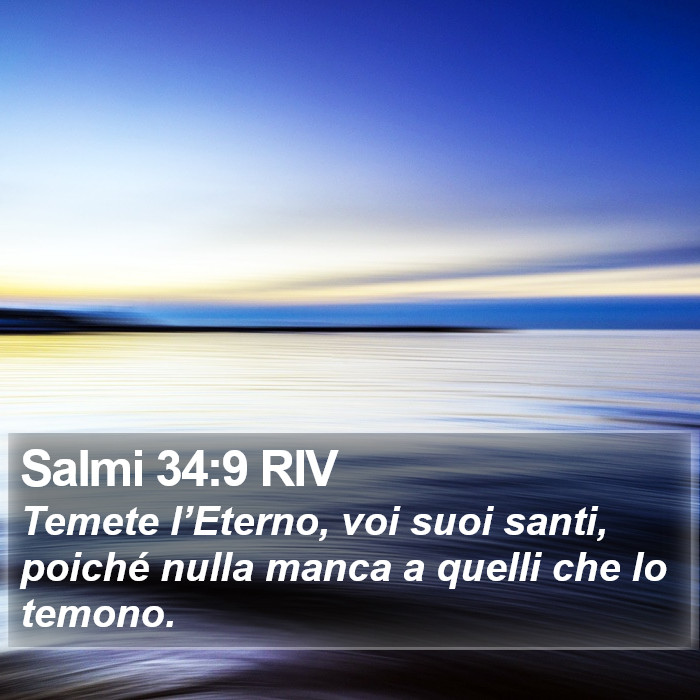 Salmi 34:9 RIV Bible Study