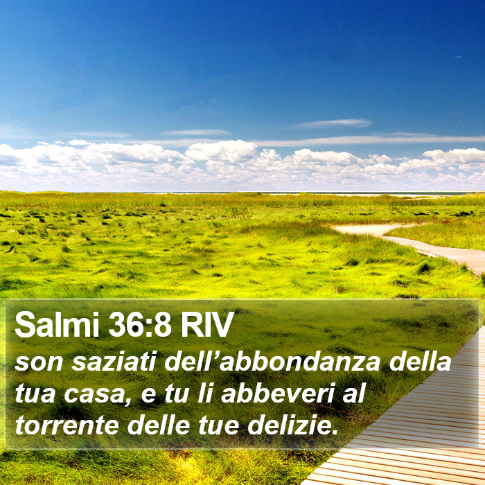 Salmi 36:8 RIV Bible Study