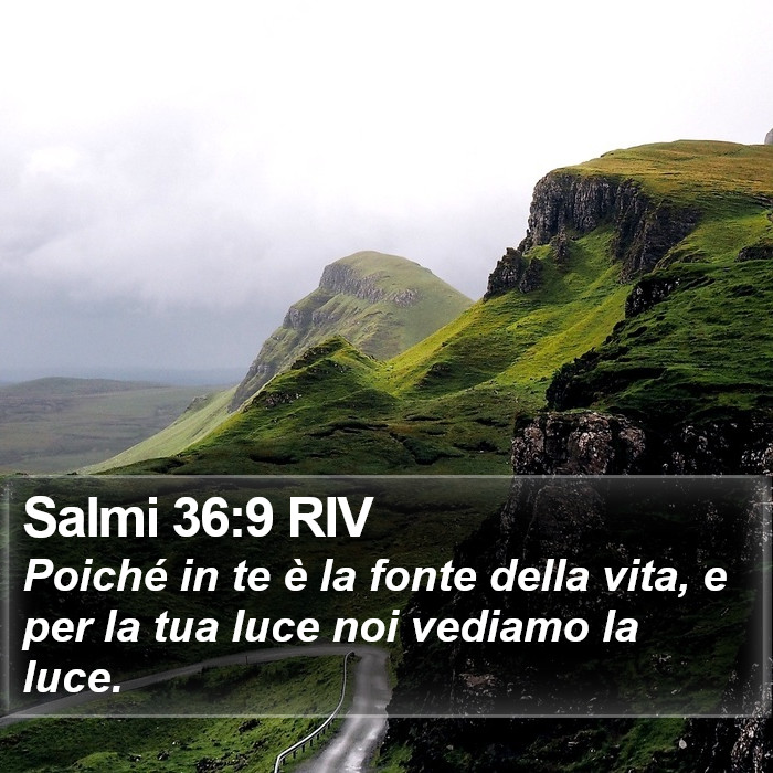 Salmi 36:9 RIV Bible Study