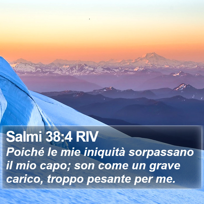 Salmi 38:4 RIV Bible Study