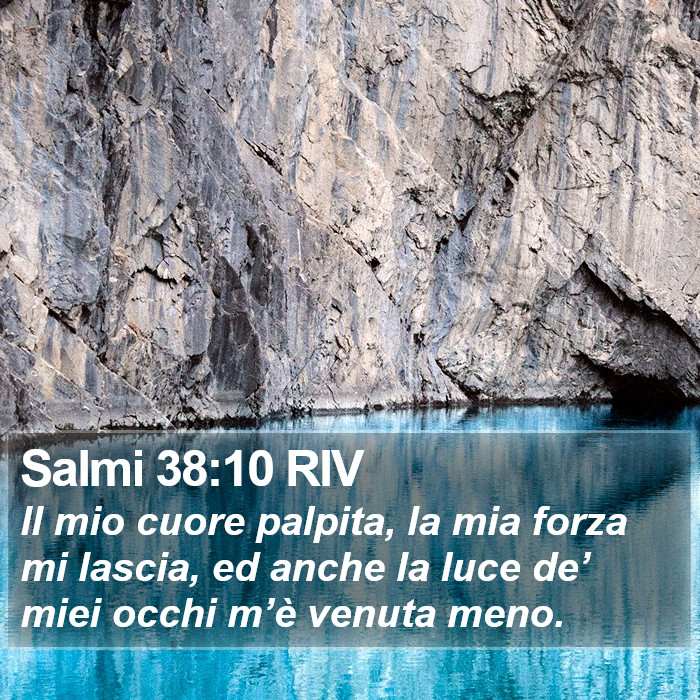 Salmi 38:10 RIV Bible Study