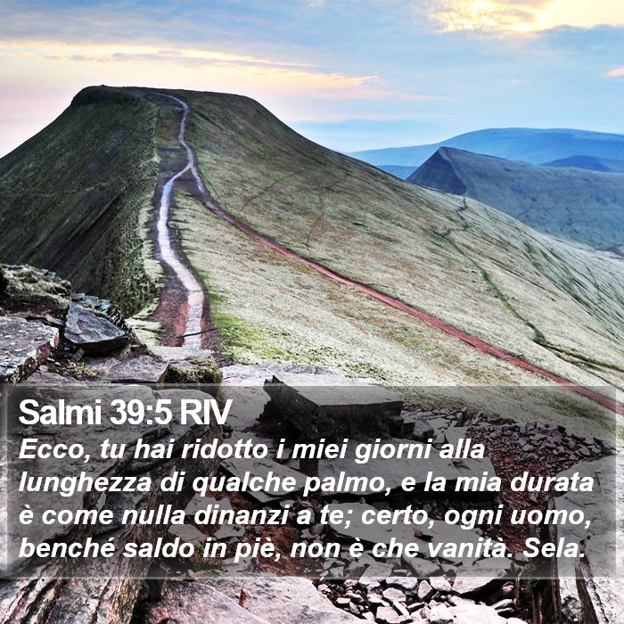 Salmi 39:5 RIV Bible Study