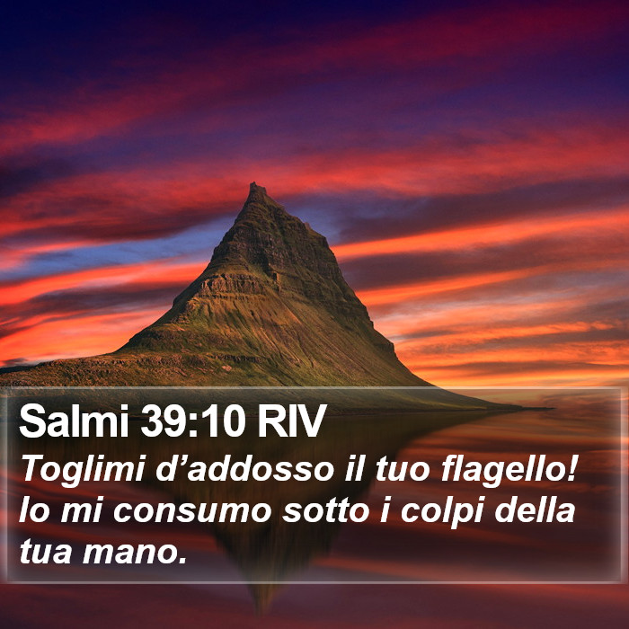 Salmi 39:10 RIV Bible Study