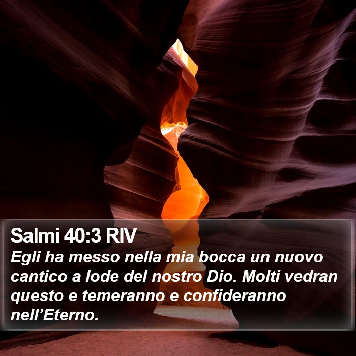 Salmi 40:3 RIV Bible Study