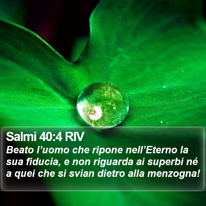 Salmi 40:4 RIV Bible Study