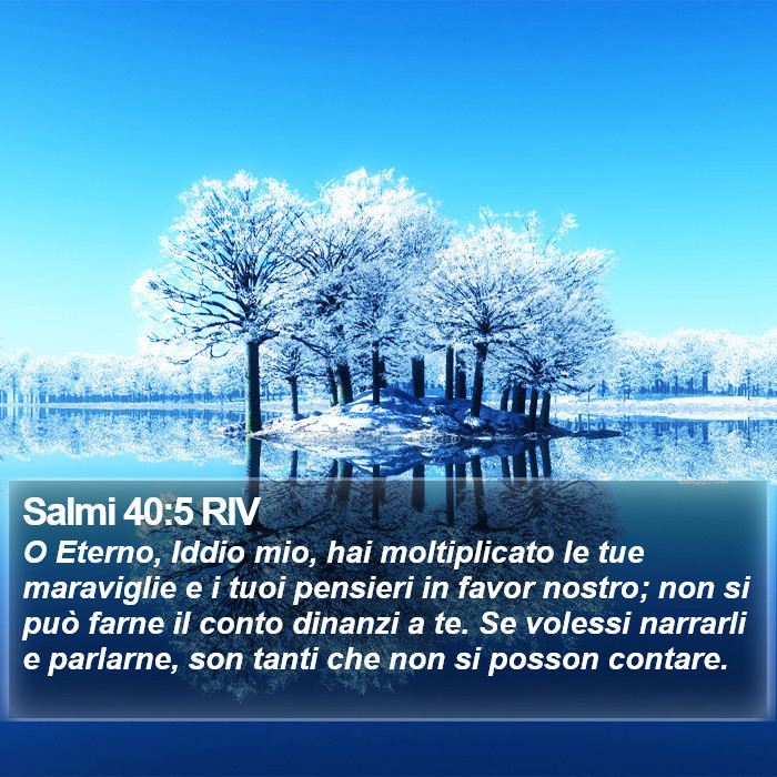 Salmi 40:5 RIV Bible Study