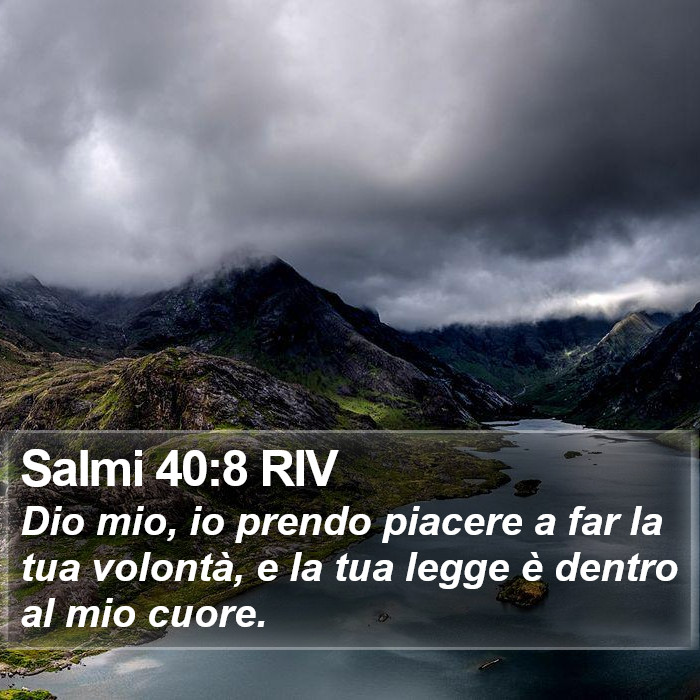 Salmi 40:8 RIV Bible Study