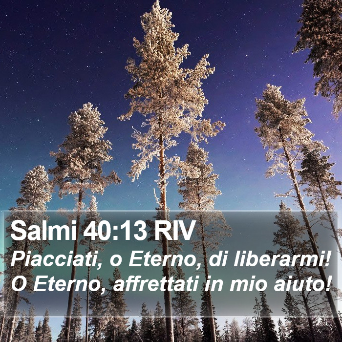 Salmi 40:13 RIV Bible Study