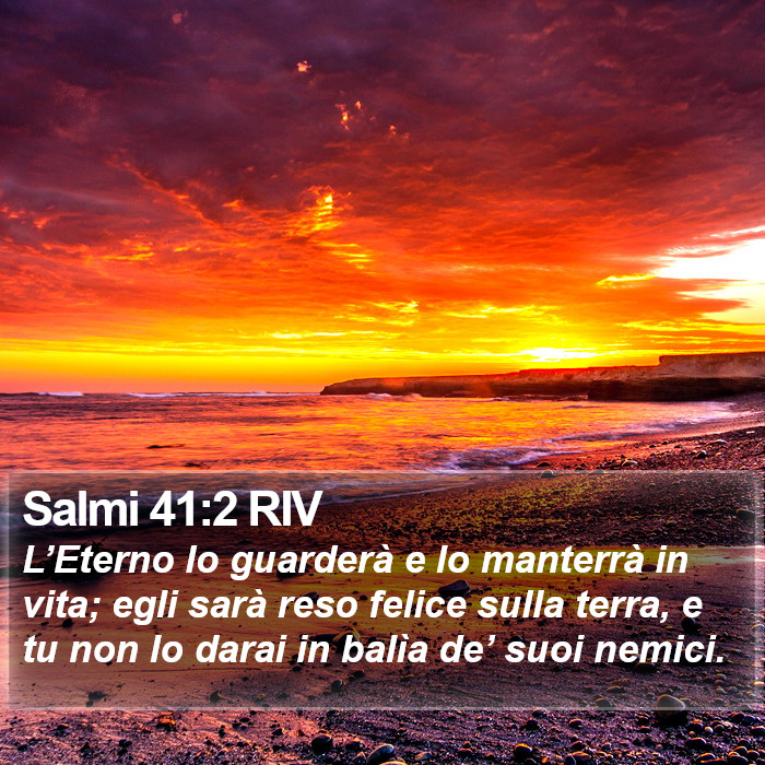 Salmi 41:2 RIV Bible Study