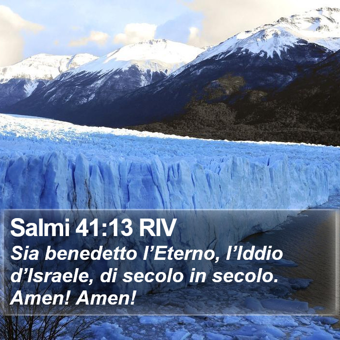 Salmi 41:13 RIV Bible Study