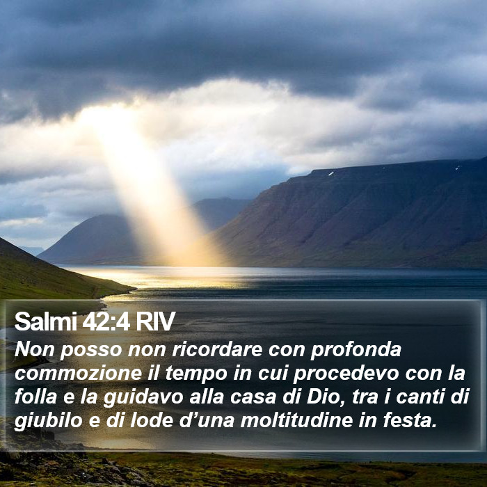 Salmi 42:4 RIV Bible Study