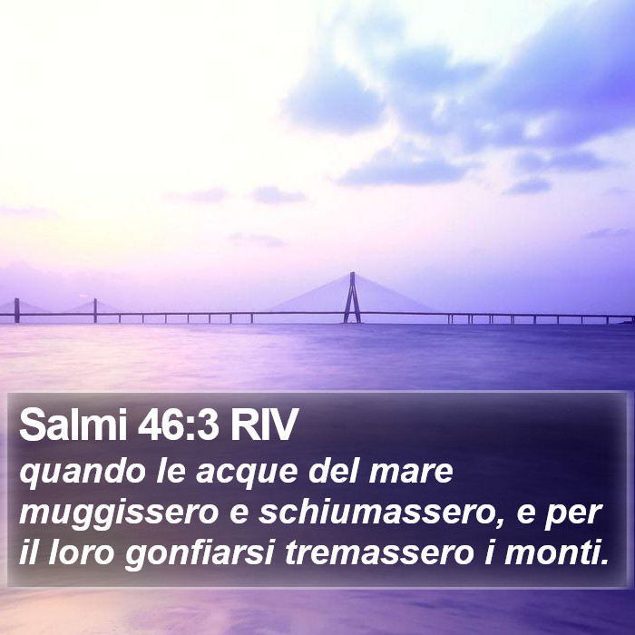 Salmi 46:3 RIV Bible Study