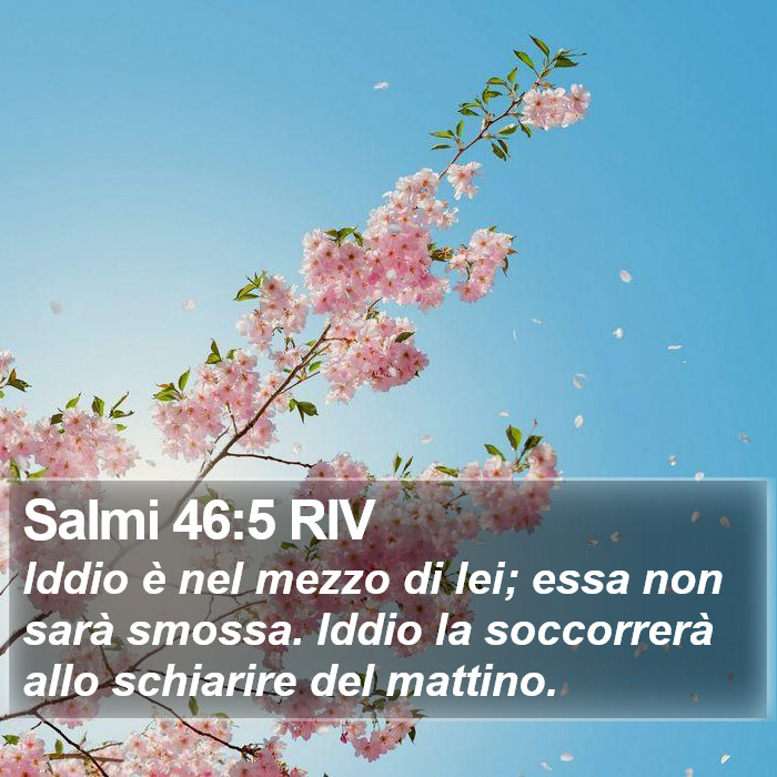 Salmi 46:5 RIV Bible Study