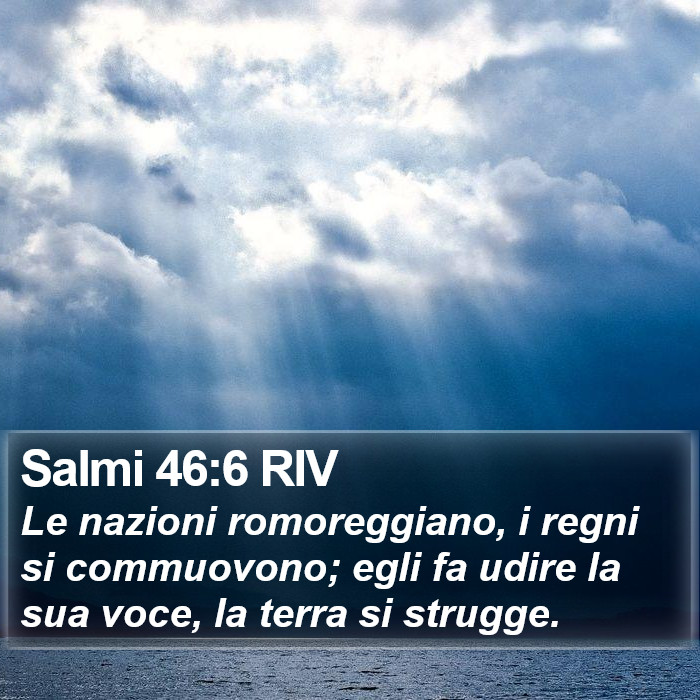 Salmi 46:6 RIV Bible Study