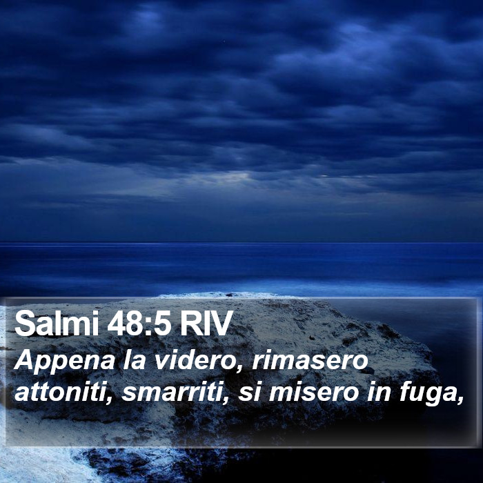 Salmi 48:5 RIV Bible Study