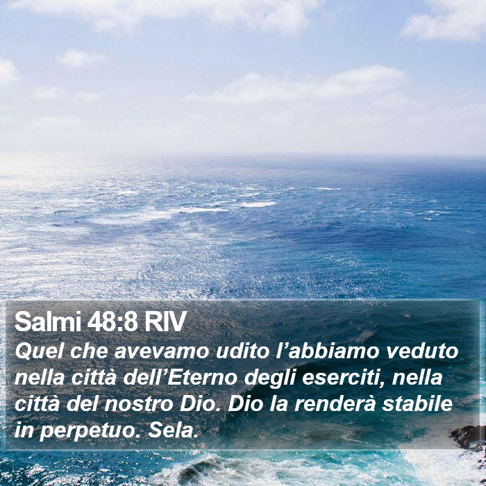 Salmi 48:8 RIV Bible Study