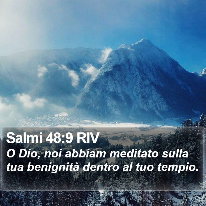 Salmi 48:9 RIV Bible Study