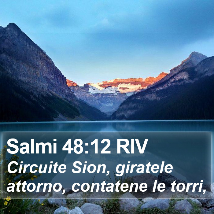 Salmi 48:12 RIV Bible Study